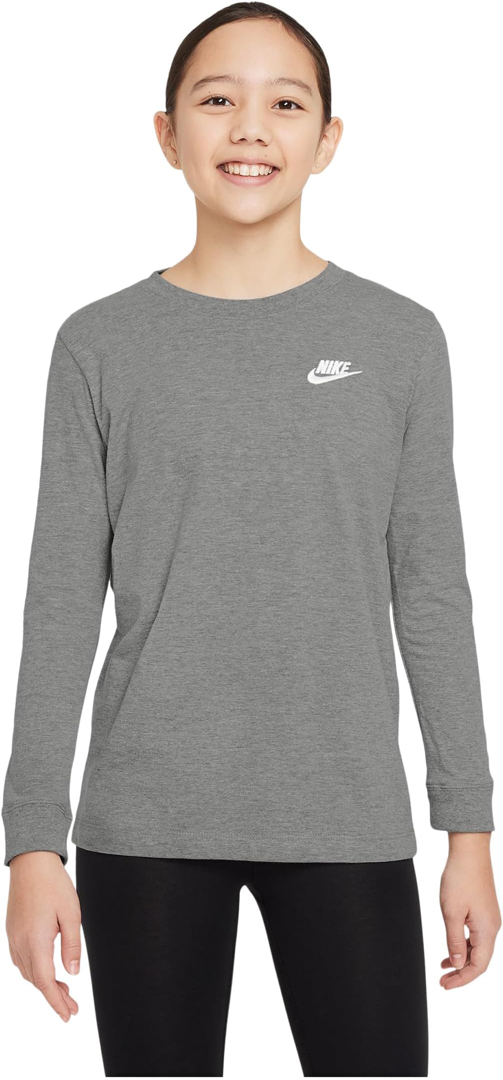 

Спортивная футболка с длинным рукавом Nike Kids, Dark Grey Heather