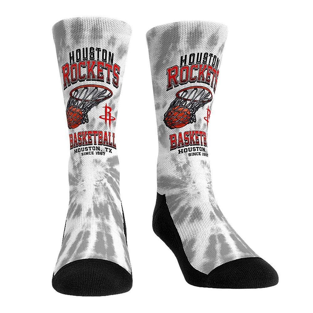 

Носки унисекс Rock Em Houston Rockets Vintage Hoop Crew Socks Rock Em Socks, цвет Rkt Multi