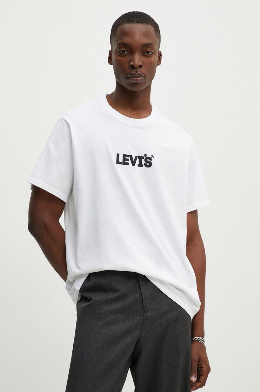 

Хлопковая футболка Levi's, белый