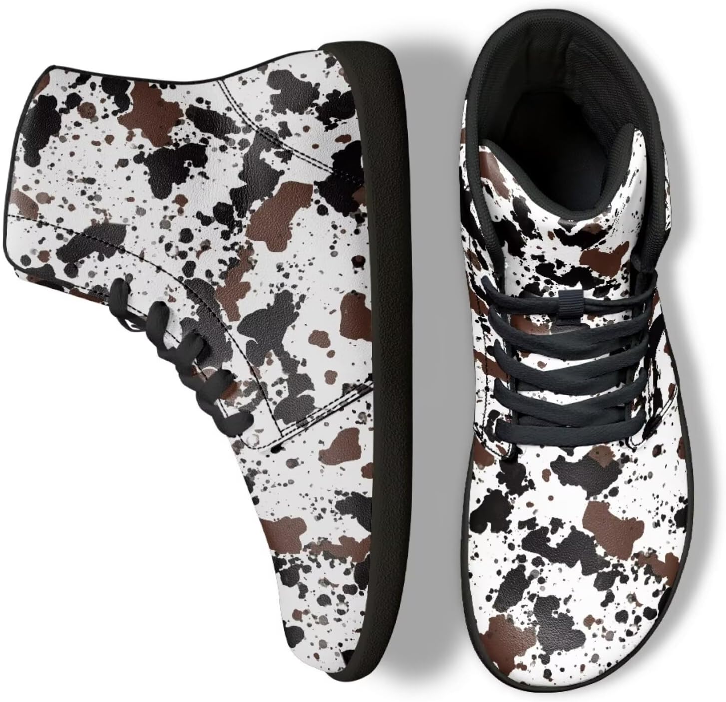 

Кроссовки Jeiento с животным принтом, высокие, без шнуровки, для тенниса, удобные, спортивные, для фитнеса и бега, мужские, черный