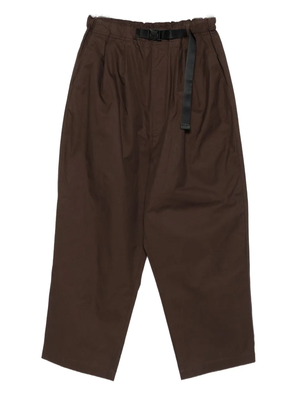 

Плиссированные брюки с поясом Comme des Garçons Homme, коричневый