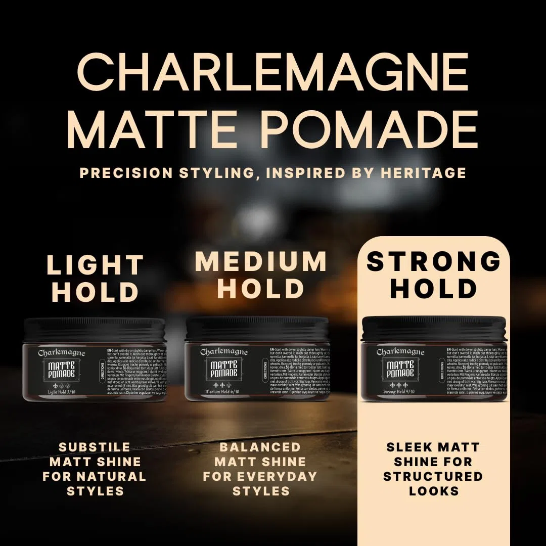 Матовая помада для волос «Premium Matte Pomade» от Charlemagne Charlemagne — фото 2