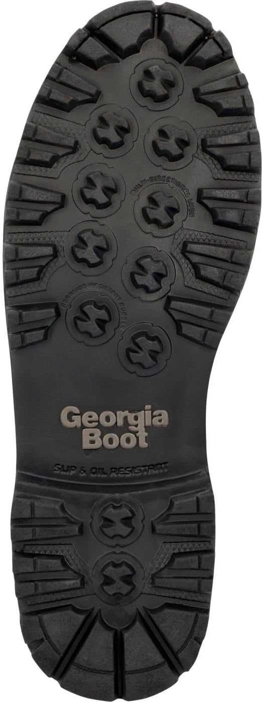 Мужские ботинки Georgia Boot Brute Met Guard с композитным носком и водонепроницаемые, коричневый — фото 2