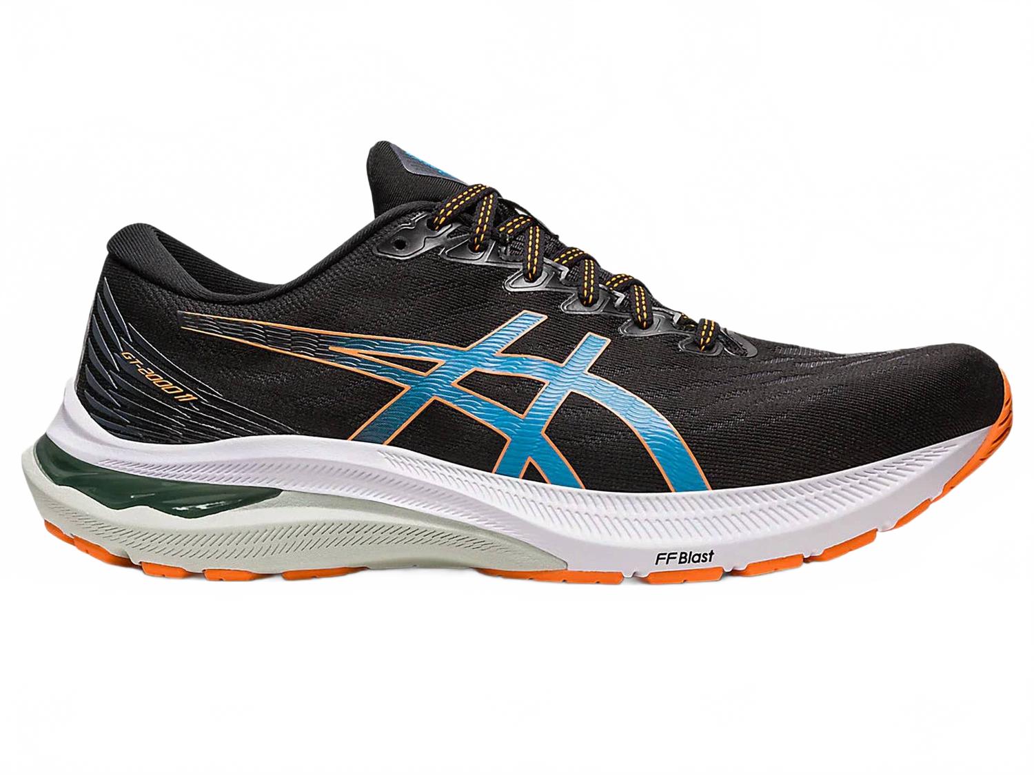 

Мужские беговые кроссовки Gel Gt2000 11 черные/персиковые Asics