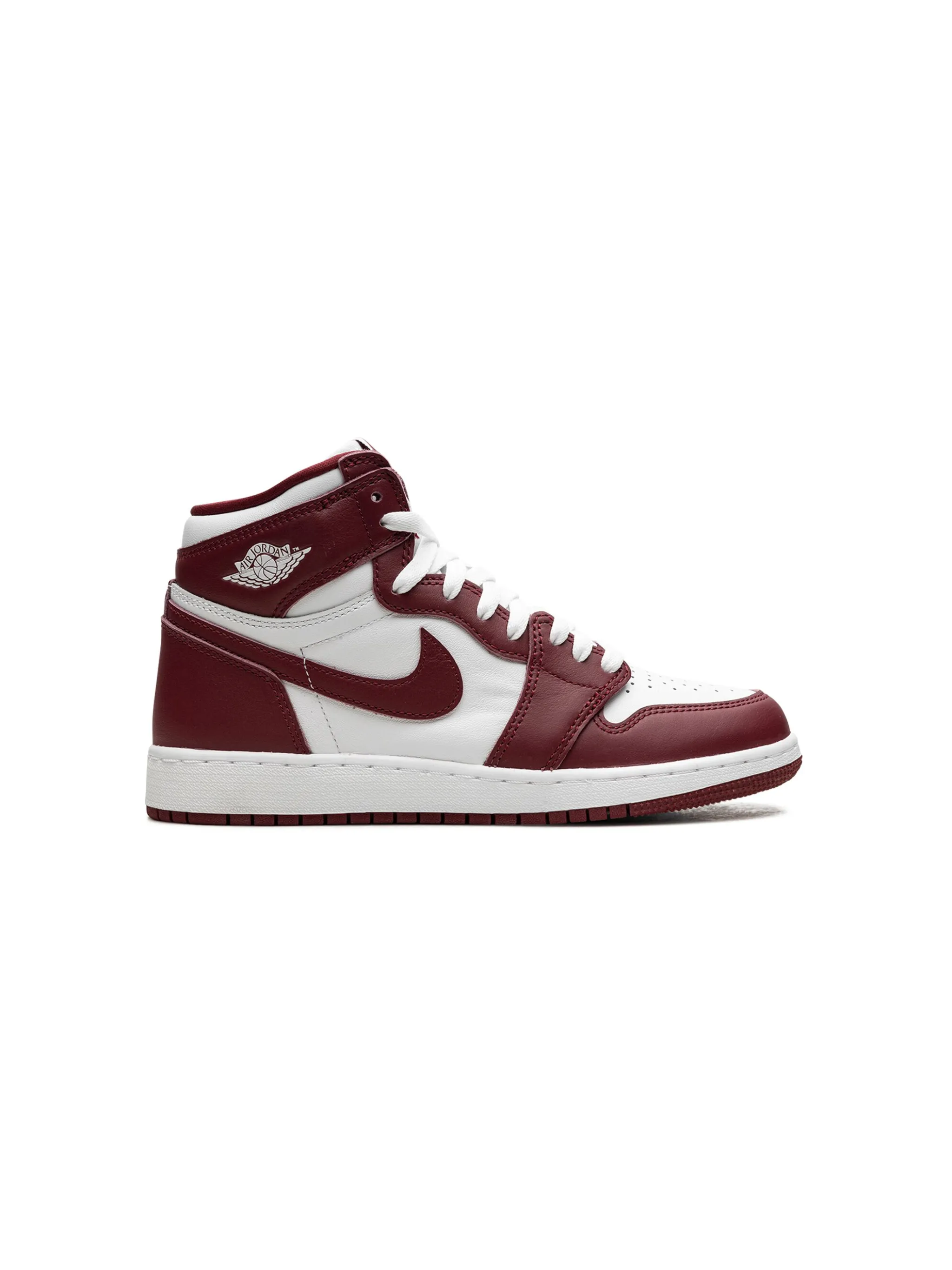 Кроссовки Air Jordan 1 High OG Team Jordan Kids, красный — фото 2