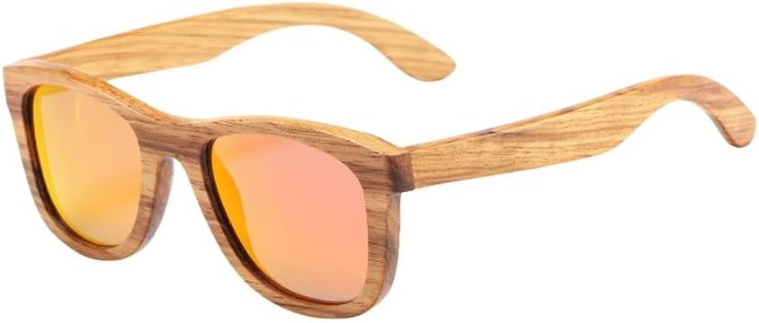 

Ретро поляризованные солнцезащитные очки из древесины зебры с защитой от УФ-излучения UV400 для мужчин и женщин, ручная работа, деревянные солнцезащитные очки UJNHGQ, Red