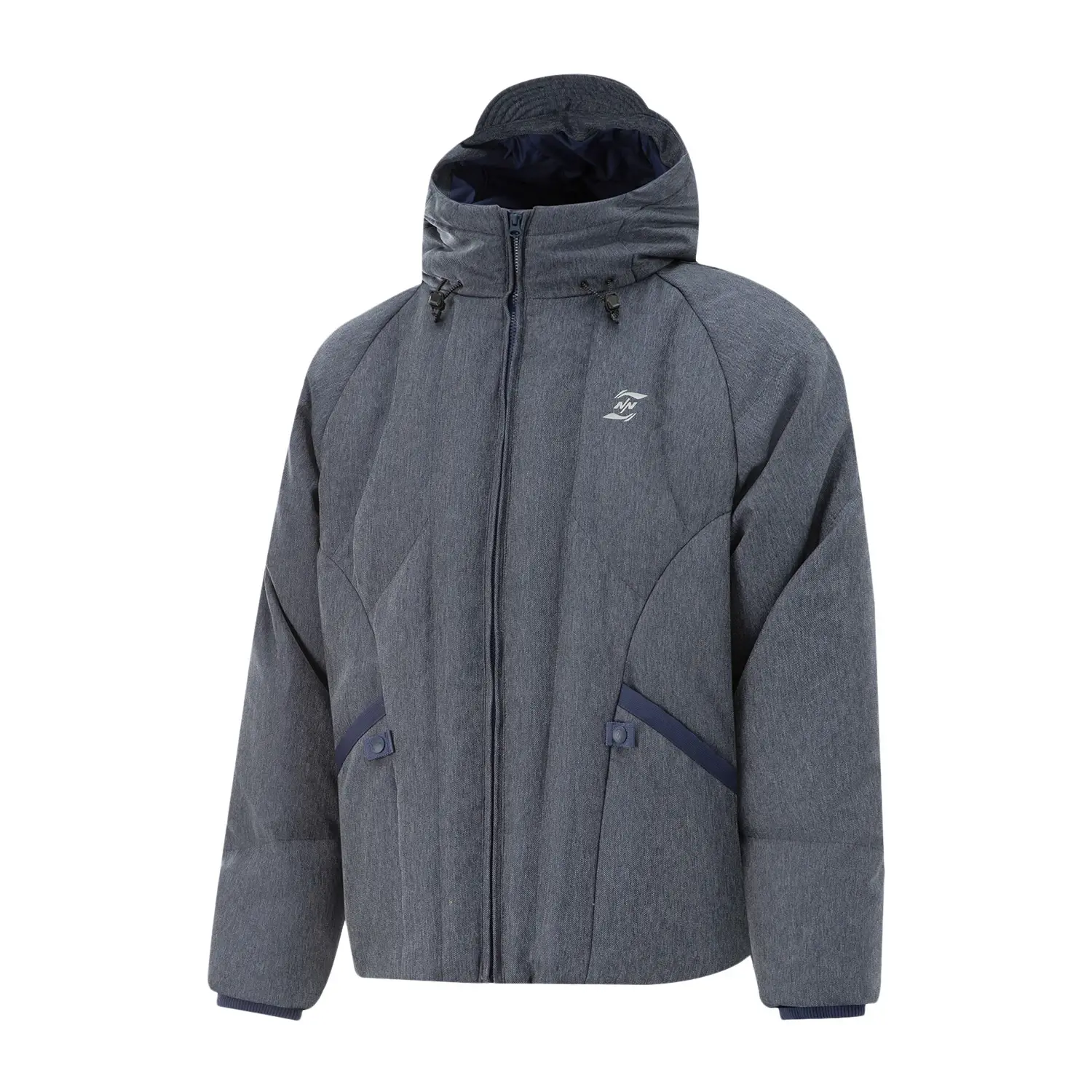

LINING Куртка пуховая мужская джинсовая синяя, Denim Blue
