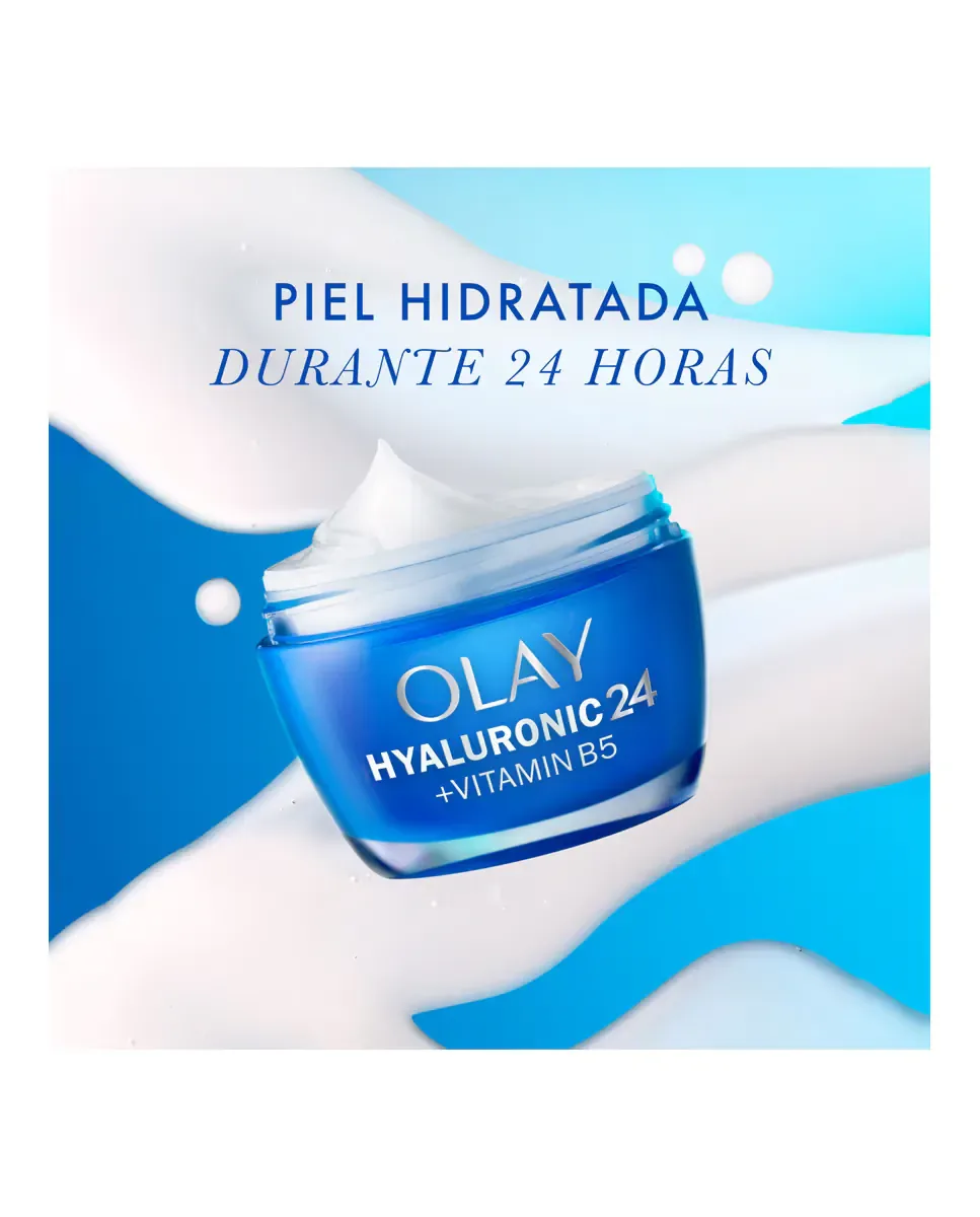 Крем для лица Olay — Дневной гель- с гиалуроновой кислотой + витамин B5 — фото 4