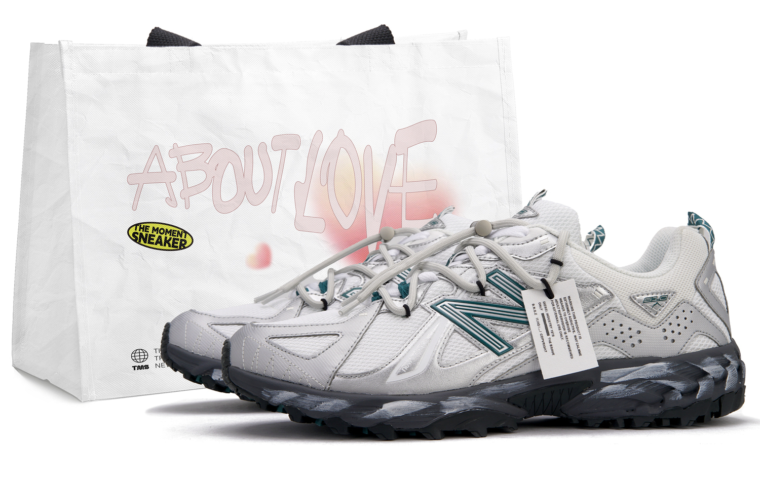 

New Balance Кроссовки Soda Mint Low top Outdoor Shoes Unisex Silver Black