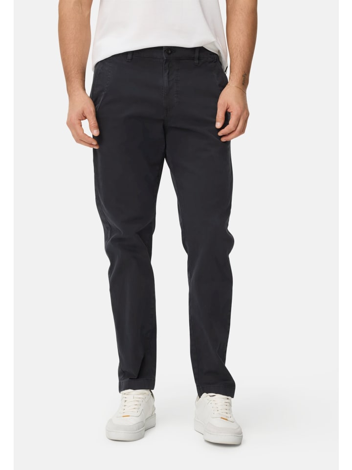 

Camel Active Брюки-чиносы прямого кроя темно-синего цвета