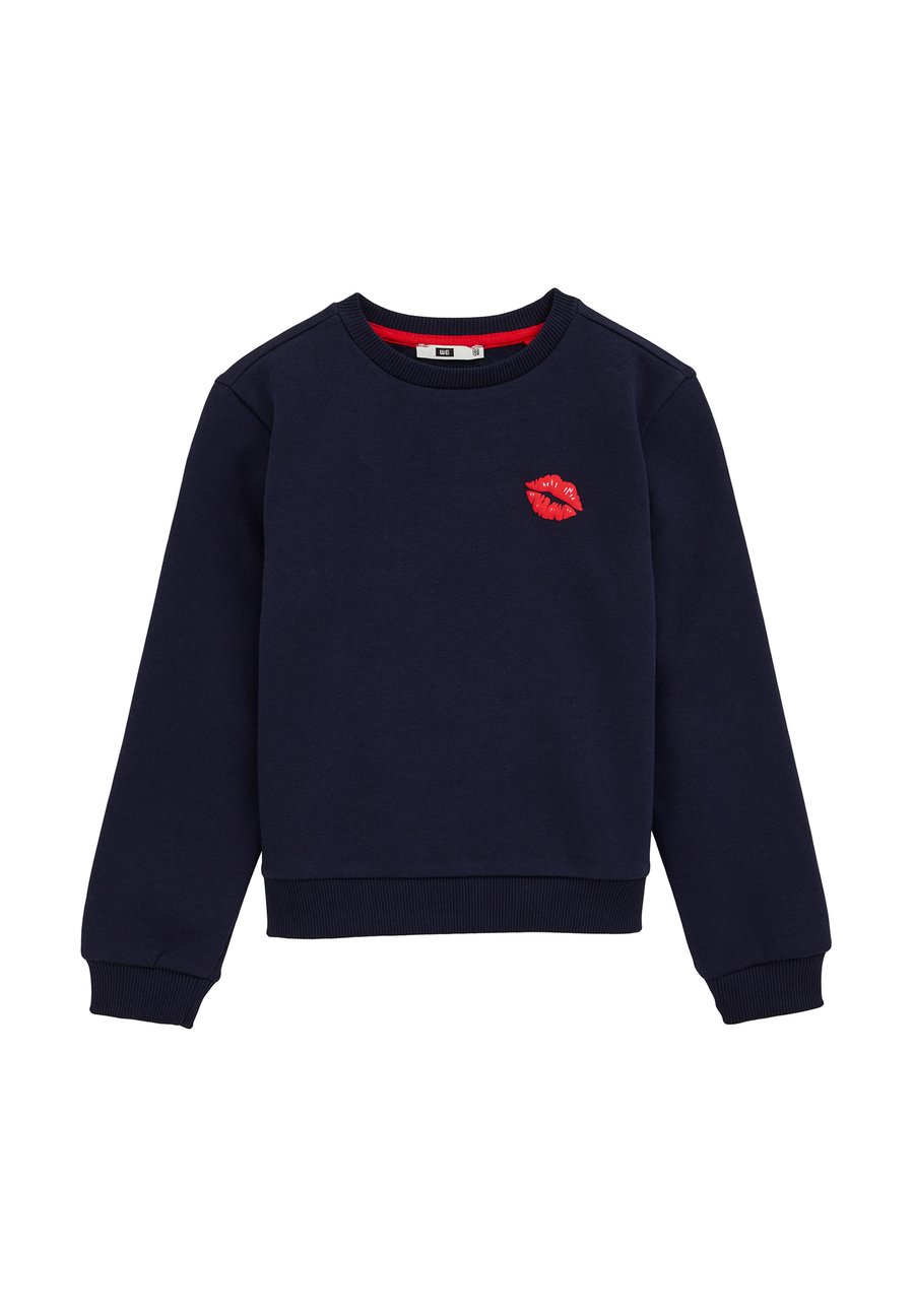 Толстовка WE Fashion Sweatshirt, Navy Blue/Mottled Dark Blue — фото 4