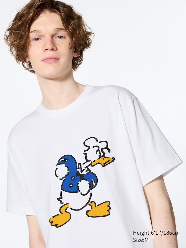 

Футболка с графическим рисунком magic for all от yu nagaba ut Uniqlo, белый