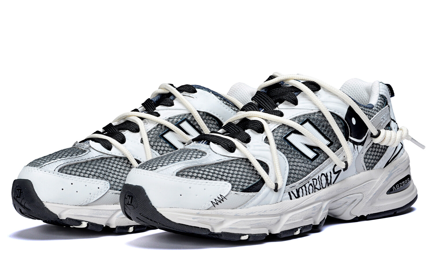 

Кроссовки NB 530 унисекс с низким верхом, черные/серые New Balance