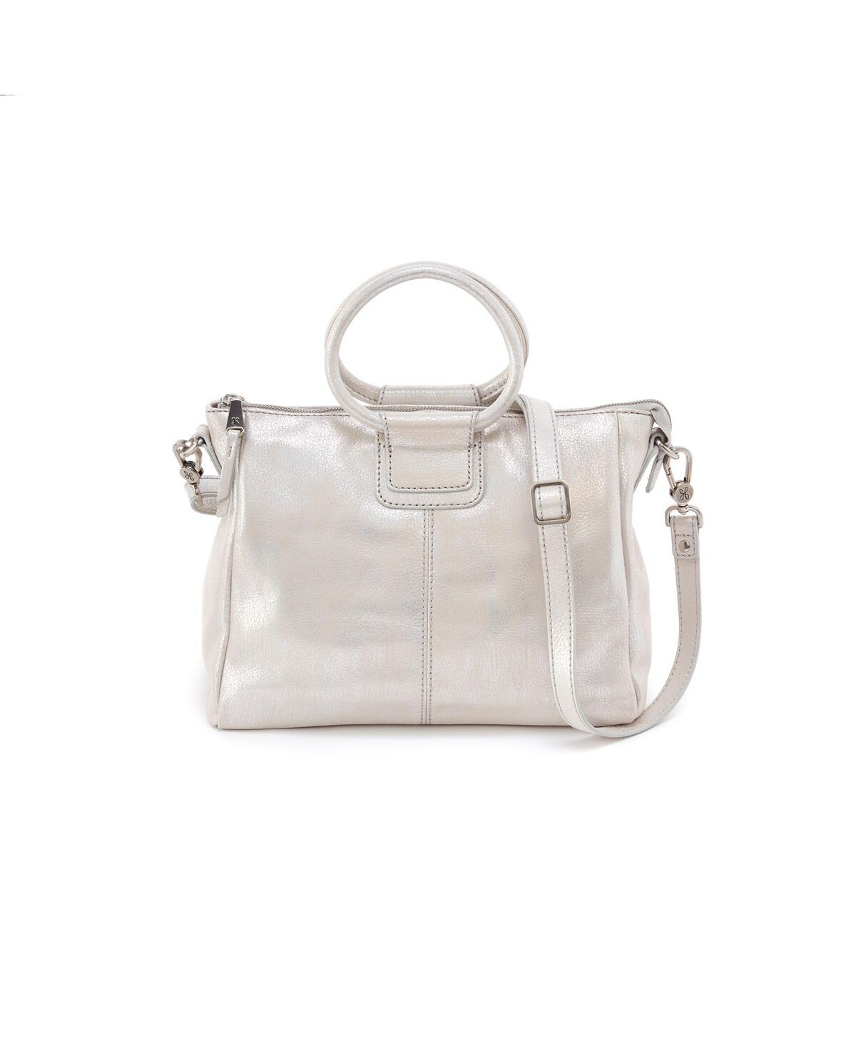 

Сумка-сэтчел Sheila среднего размера HOBO, серебро