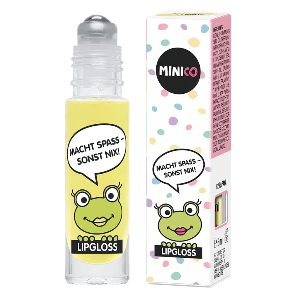 Детский роликовый блеск для губ Minico с ароматом папайи Minico, Papaya