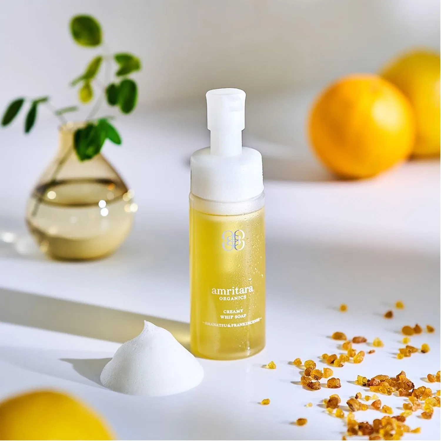 Мыло для умывания Amritara Sweet Summer & Frankincense, 150 мл, белый — фото 2