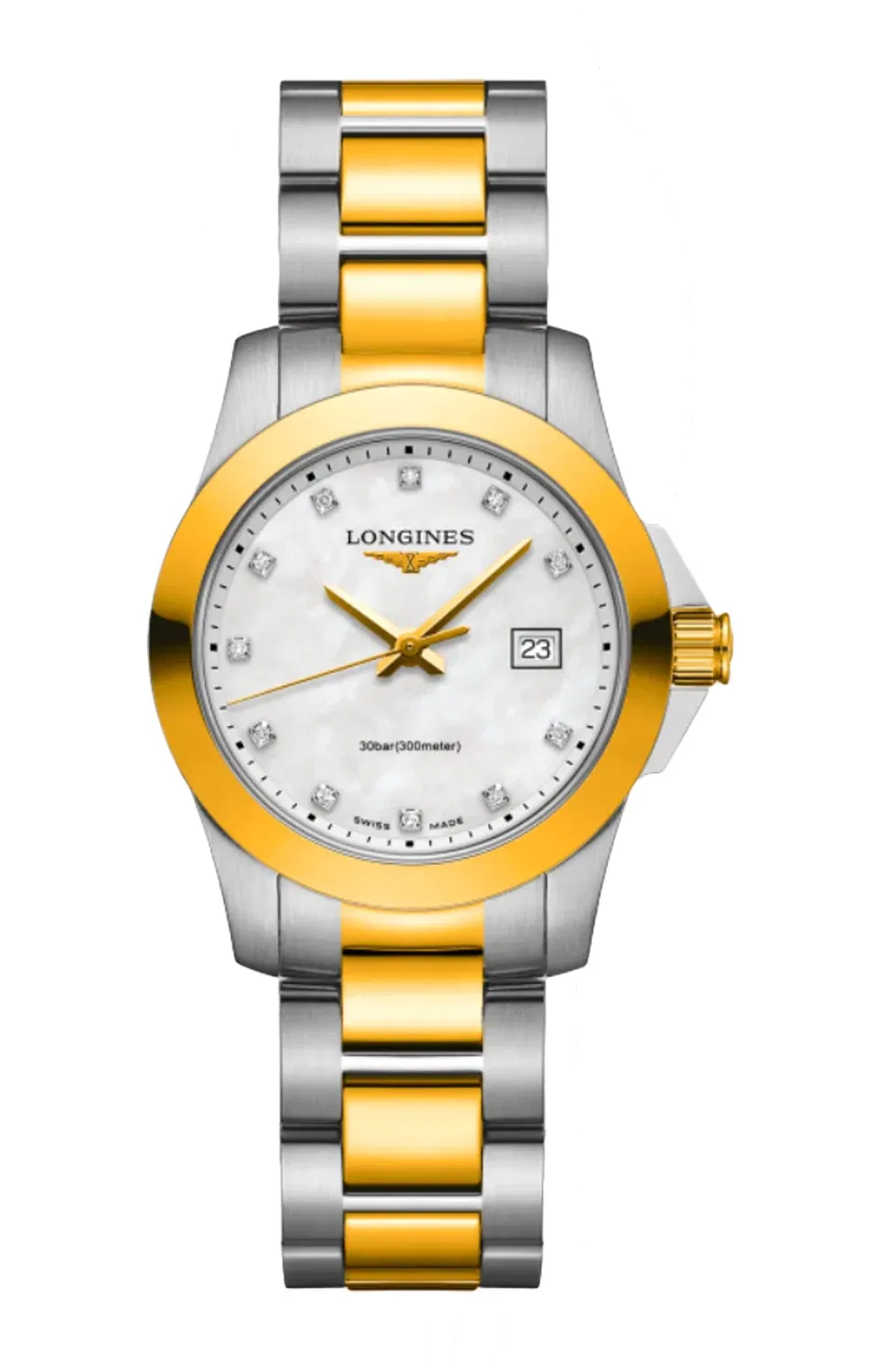 CONQUEST - L3.376.3.87.7 LONGINES, черный