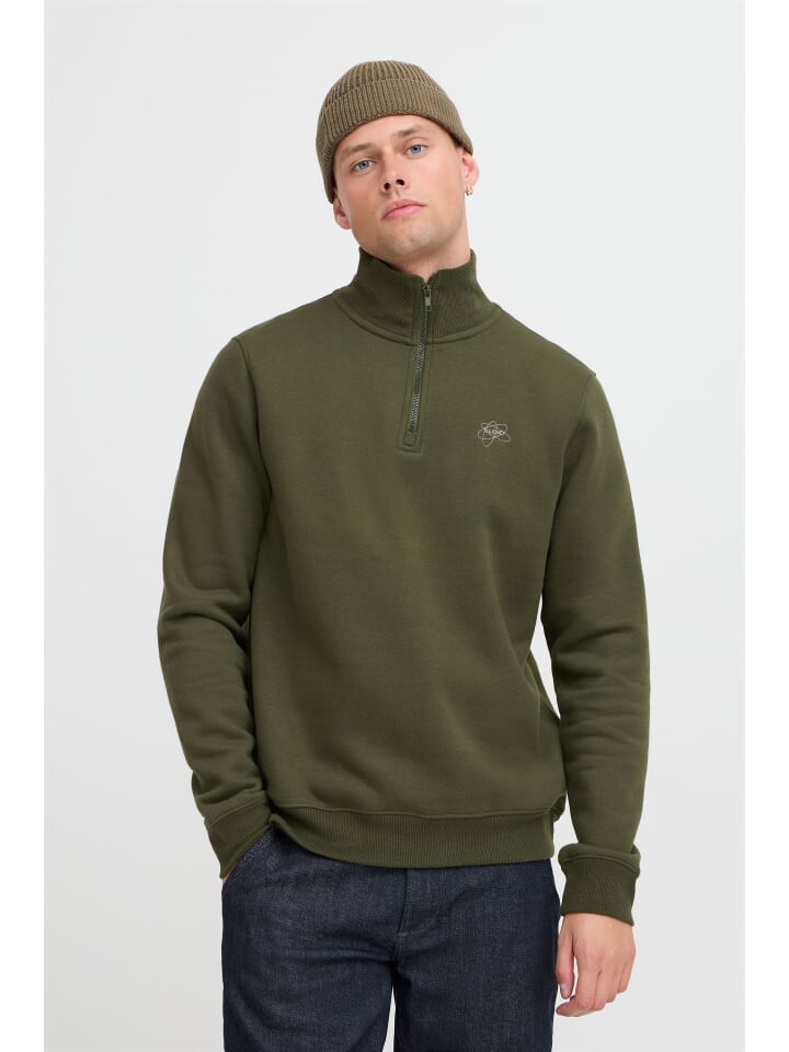 

Пуловер BLEND Troyer BHSweatshirt 20718190, оливковый