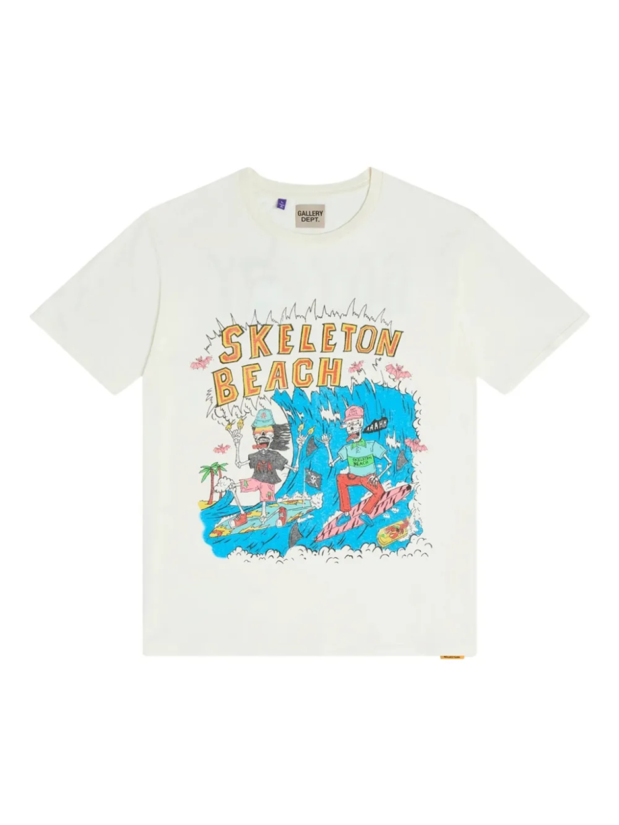 

GALLERY DEPT. illustration-print Футболка, белый