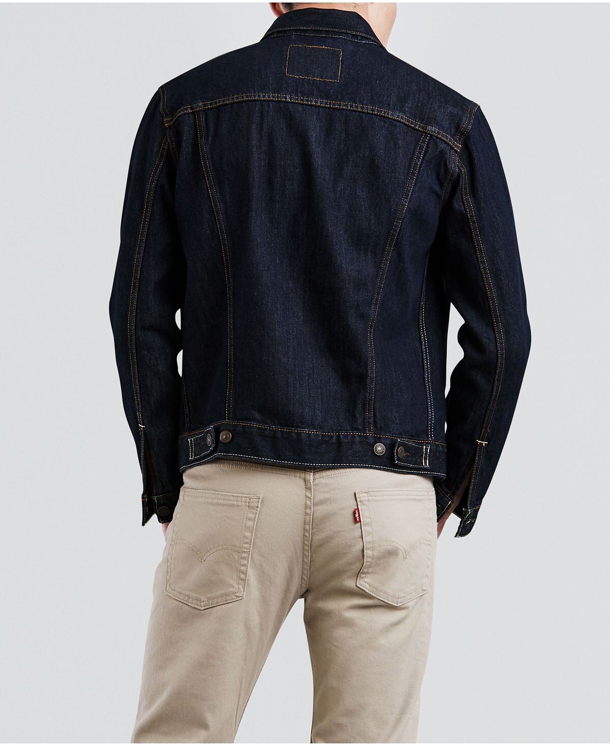 Куртка Levi's Regular Fit Non-Stretch Denim, синий — фото 2