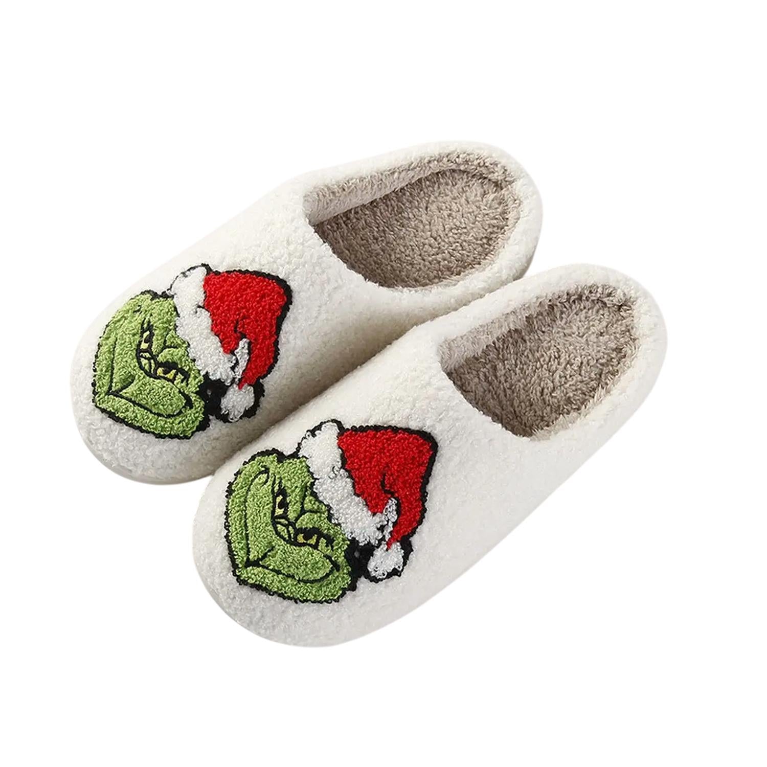 Женские пушистые тапочки Jazzercize Grinch Katydid
