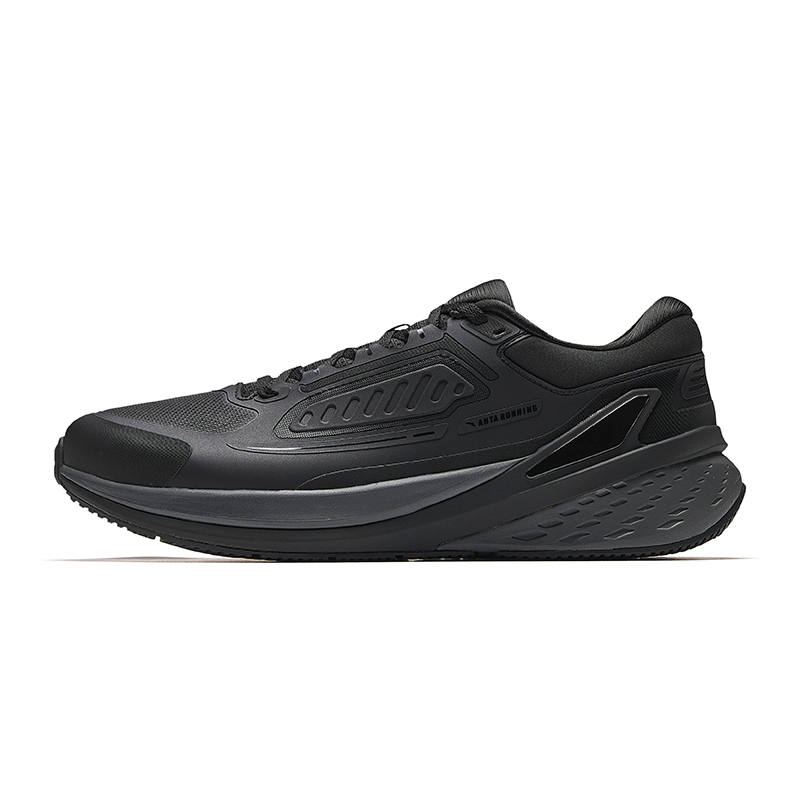 

CHAOJIANTA Кроссовки Shock Absorbers Rebound Low Top для повседневного бега, мужские, базовые, черные