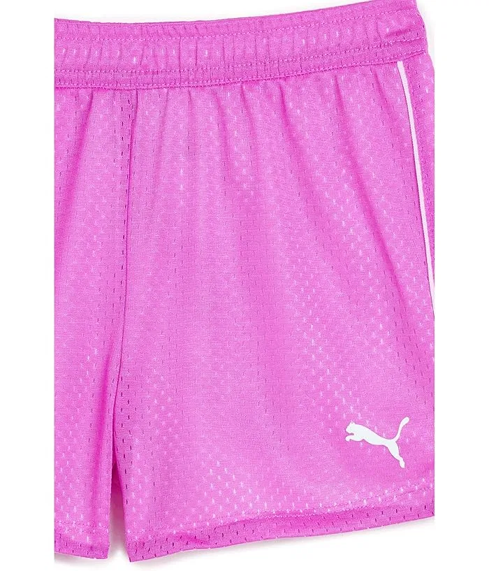 Шорты Mesh Active Essentials PUMA Kids, Electric Orchid — фото 3