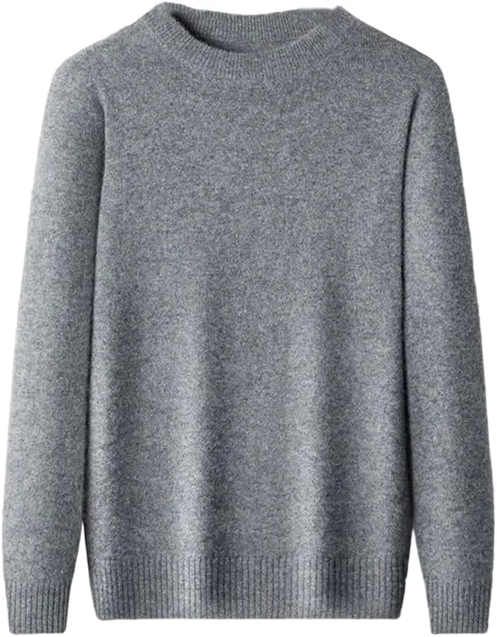 

Мужской свитер из толстого флиса с круглым вырезом