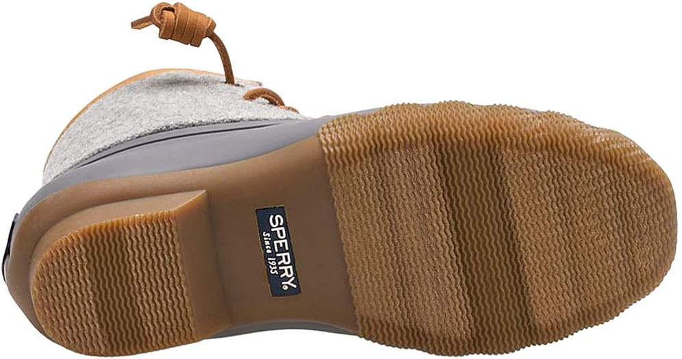 Детские водонепроницаемые ботинки Sperry Top-Sider Saltwater Wool, серый — фото 4