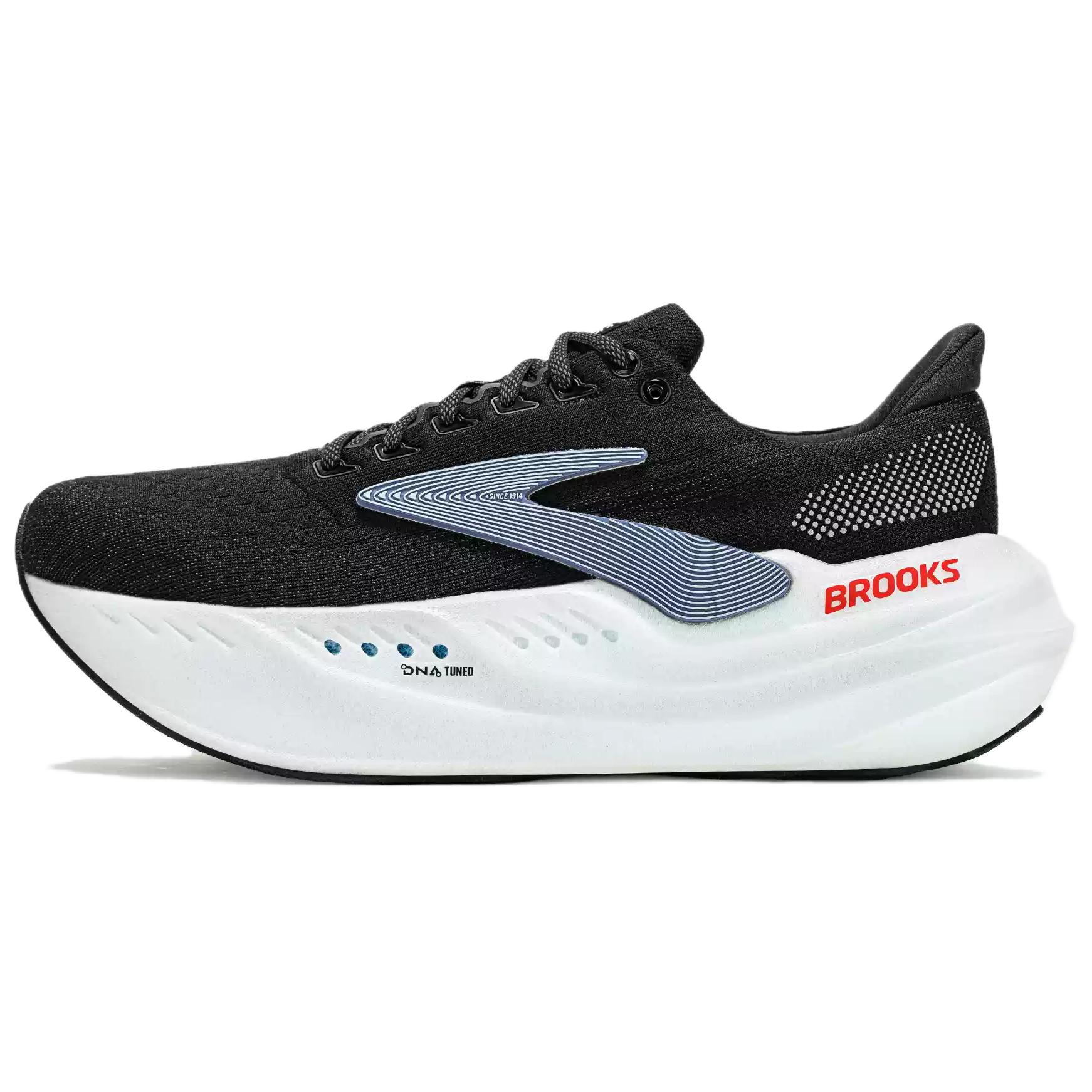 

Brooks Кроссовки для бега на длинные дистанции из глицеринового сплава с низким верхом, износостойкие, дышащие, мужские, черные