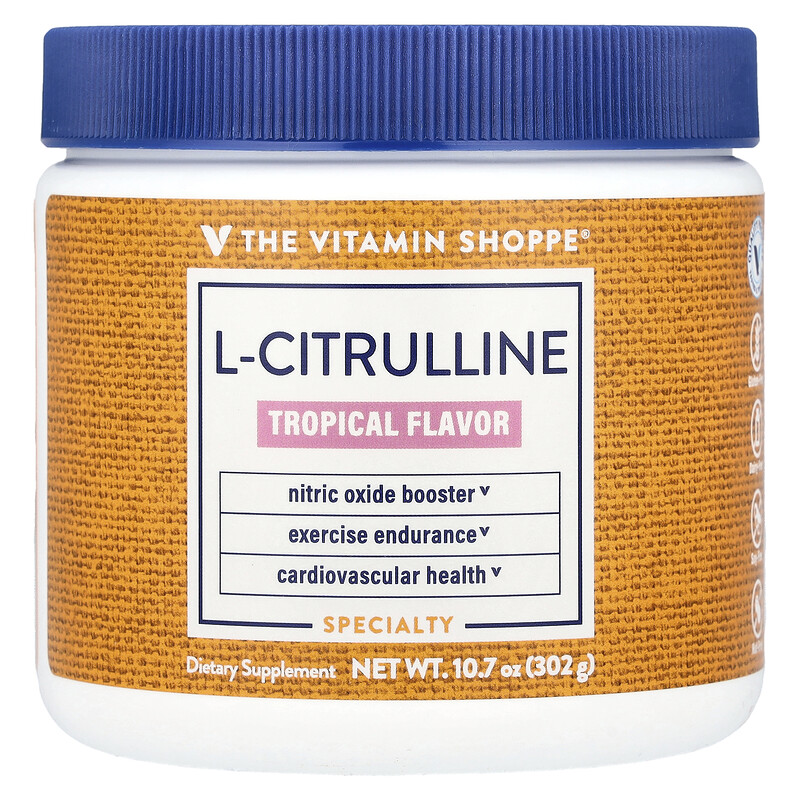 

The Vitamin Shoppe, L-цитруллин, тропический, 302 г (10,7 унции)