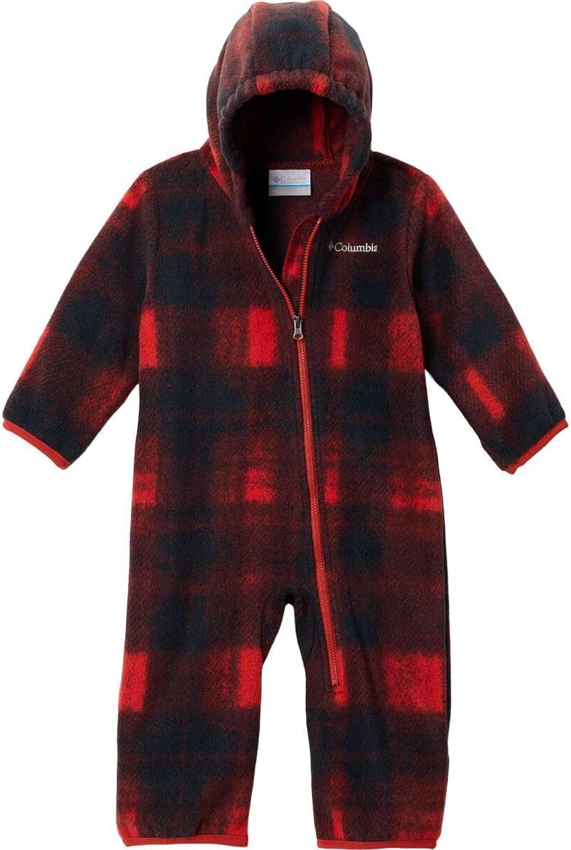 

Columbia Unisex Baby Snowtop II Bunting, Sail Red Omblur Tonal