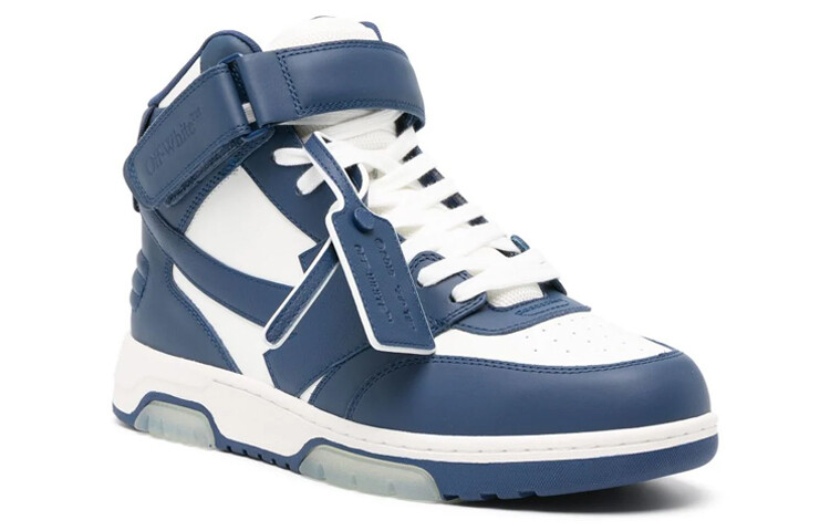 Мужская обувь для скейтбординга OFF-WHITE Out Of Office, Blue with White Lettering — фото 2