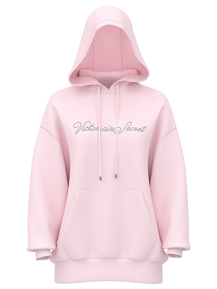 

Худи с капюшоном Victoria's Secret Angel Essentials Iconic Fleece Relaxed, pretty blossom