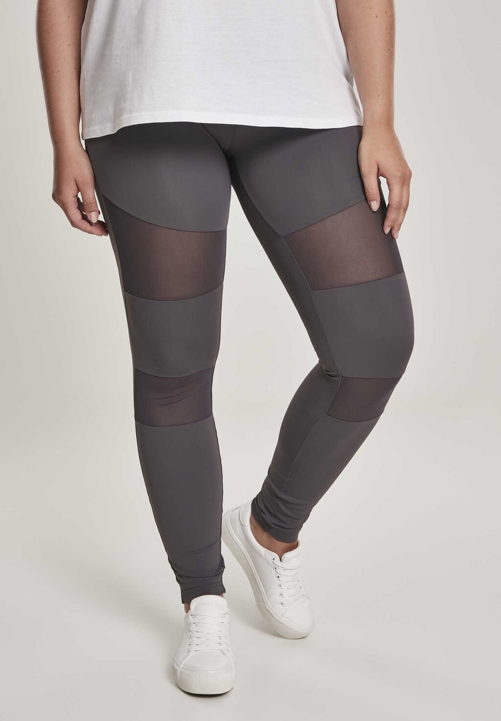 

Леггинсы Urban Classics Ladies Tech Mesh Leggings, серый