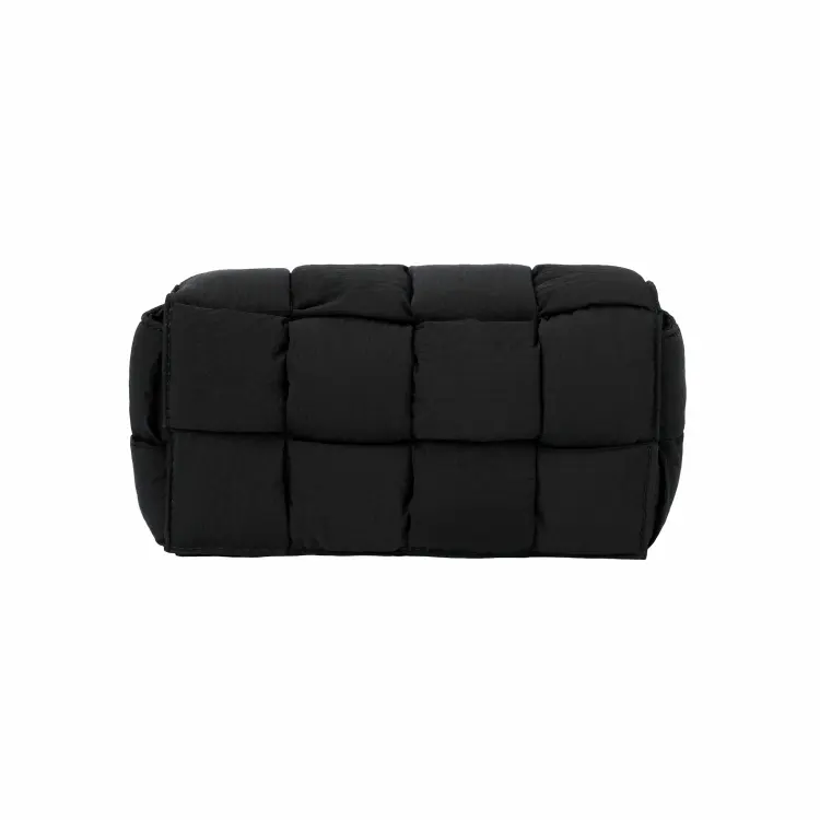 Bottega Veneta Кроссбоди из ткани квадратный мини-рюкзак мужской черный — фото 2