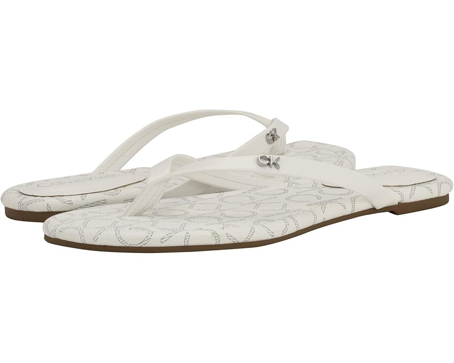 Сандалии Calvin Klein Cruzy, цвет White Logo