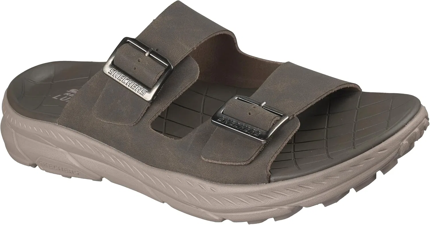 Сандалии с двумя пряжками, открытый нос, Skechers, Dktp Skechers USA Men's — фото 4