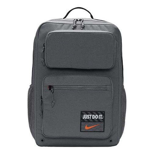 

Рюкзак Nike Large Capacity Training Sports Zipper Fabric Schoolbag Backpack Unisex Smoke Gray