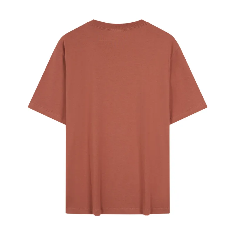 Футболка мужская с круглым вырезом Calvin Klein, RMA-Caramel Brown — фото 4