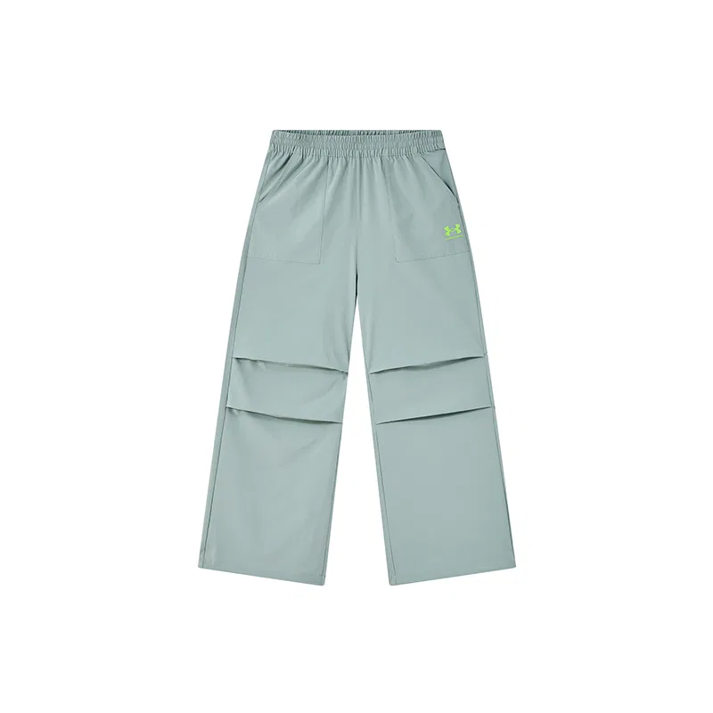 Детские быстросохнущие штаны Quick Dry Pants Under Armour темно-серо-зеленые