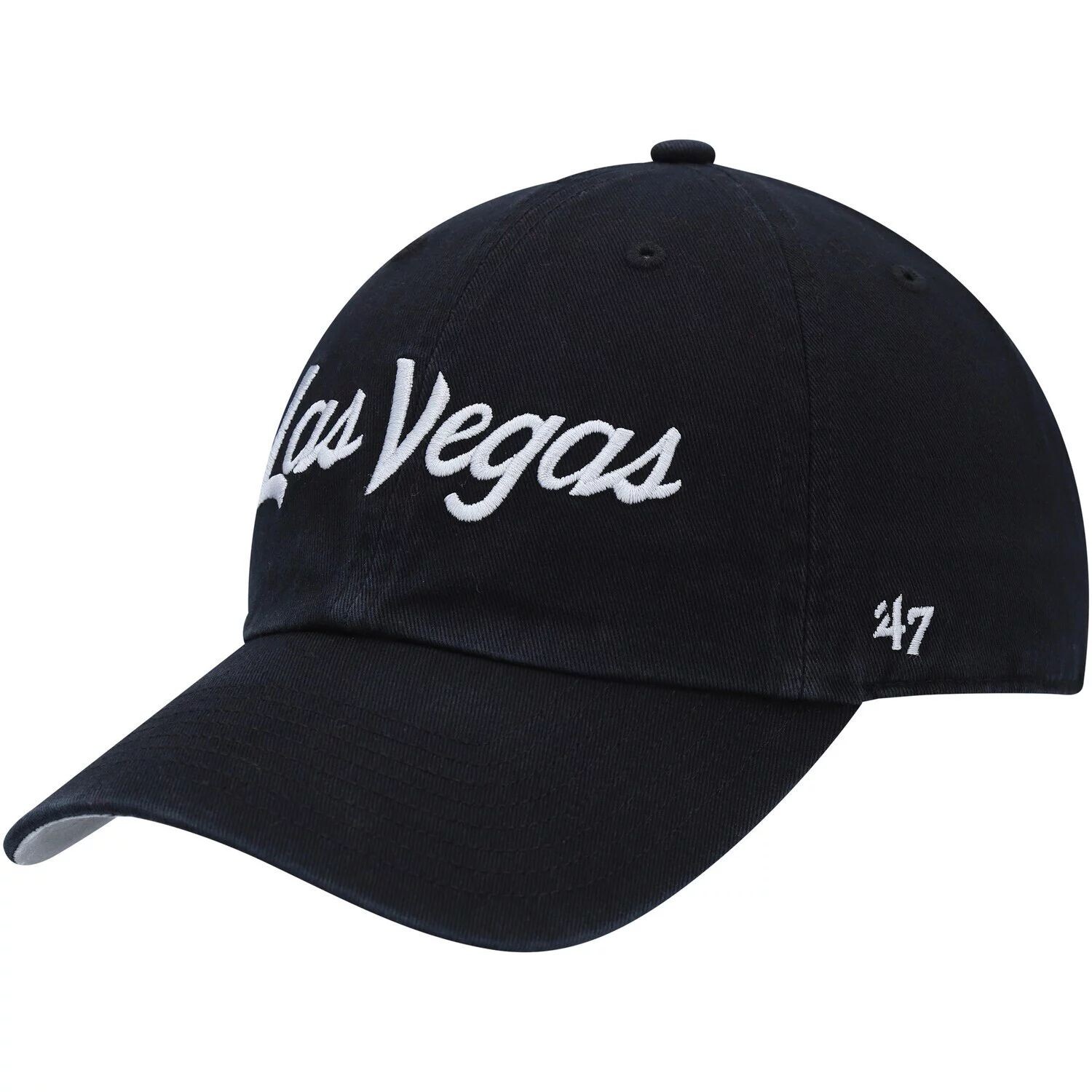 

Мужская черная регулируемая кепка Las Vegas Raiders Crosstown Clean Up '47
