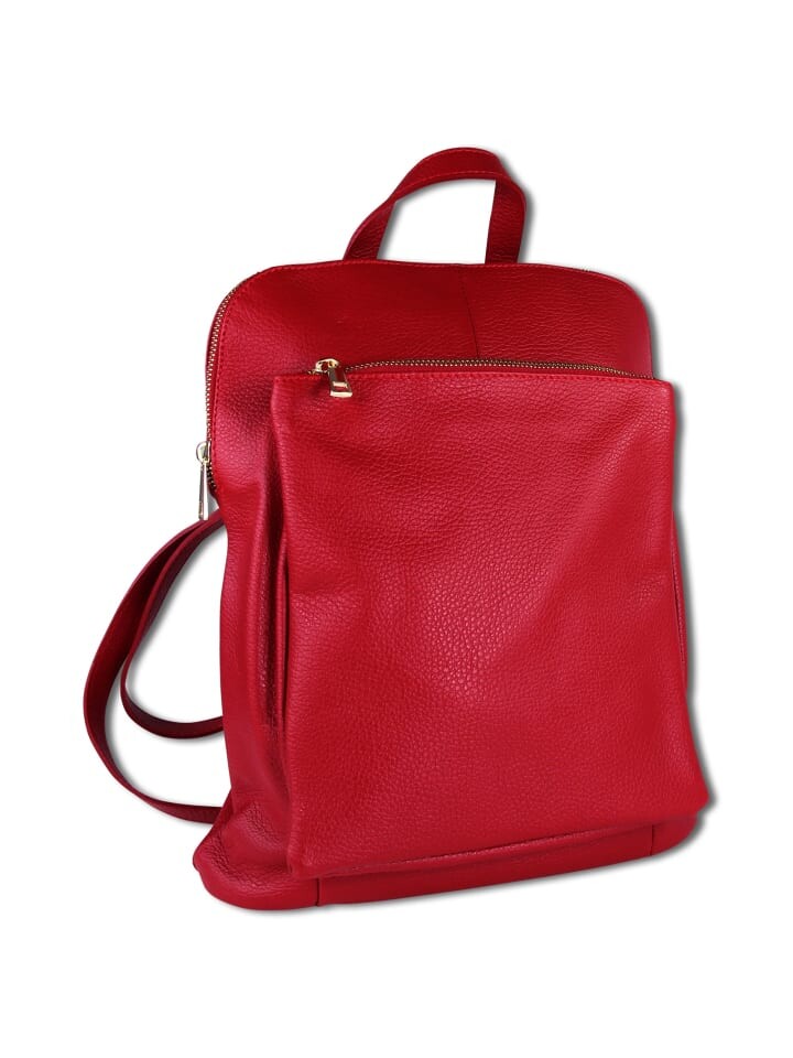 

Рюкзак Toscanto Cityrucksack Leder rot ca. 30cm