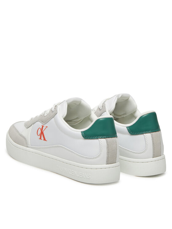Кроссовки Classic Cupsole Mg Nylon Mix YM0YM01304 Calvin Klein Jeans, белый — фото 3