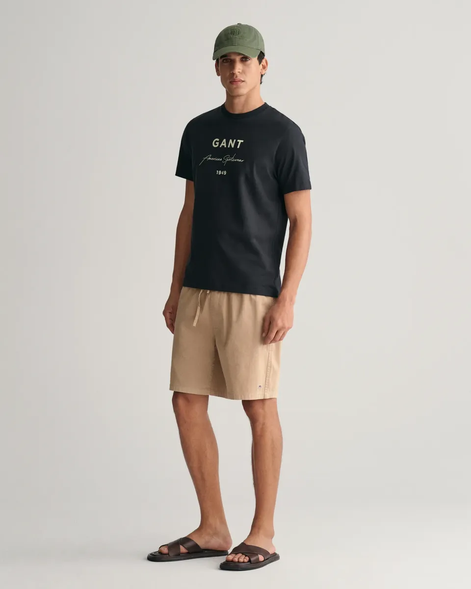 

Шорты-ганты "DRAWSTRING LOGO SHORTS", с эластичным поясом и кулиской Gant, хаки