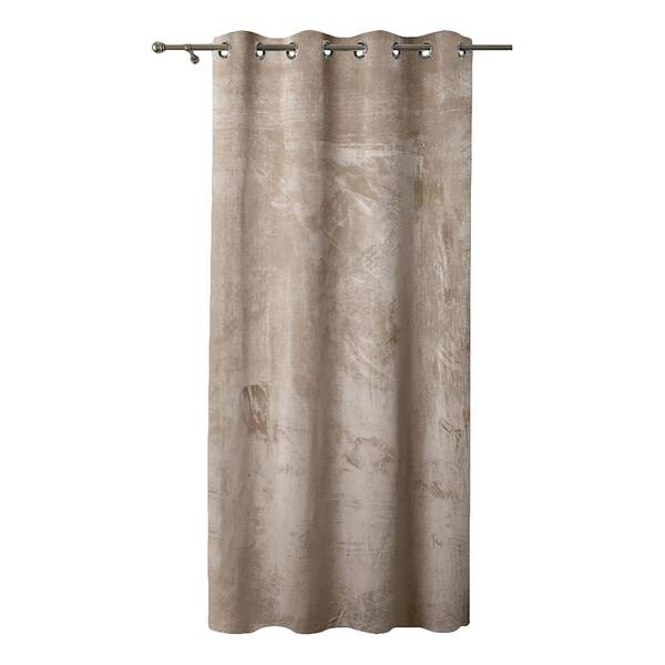 

Занавеска с люверсами FLHF Velvet, 270 см, бежевый