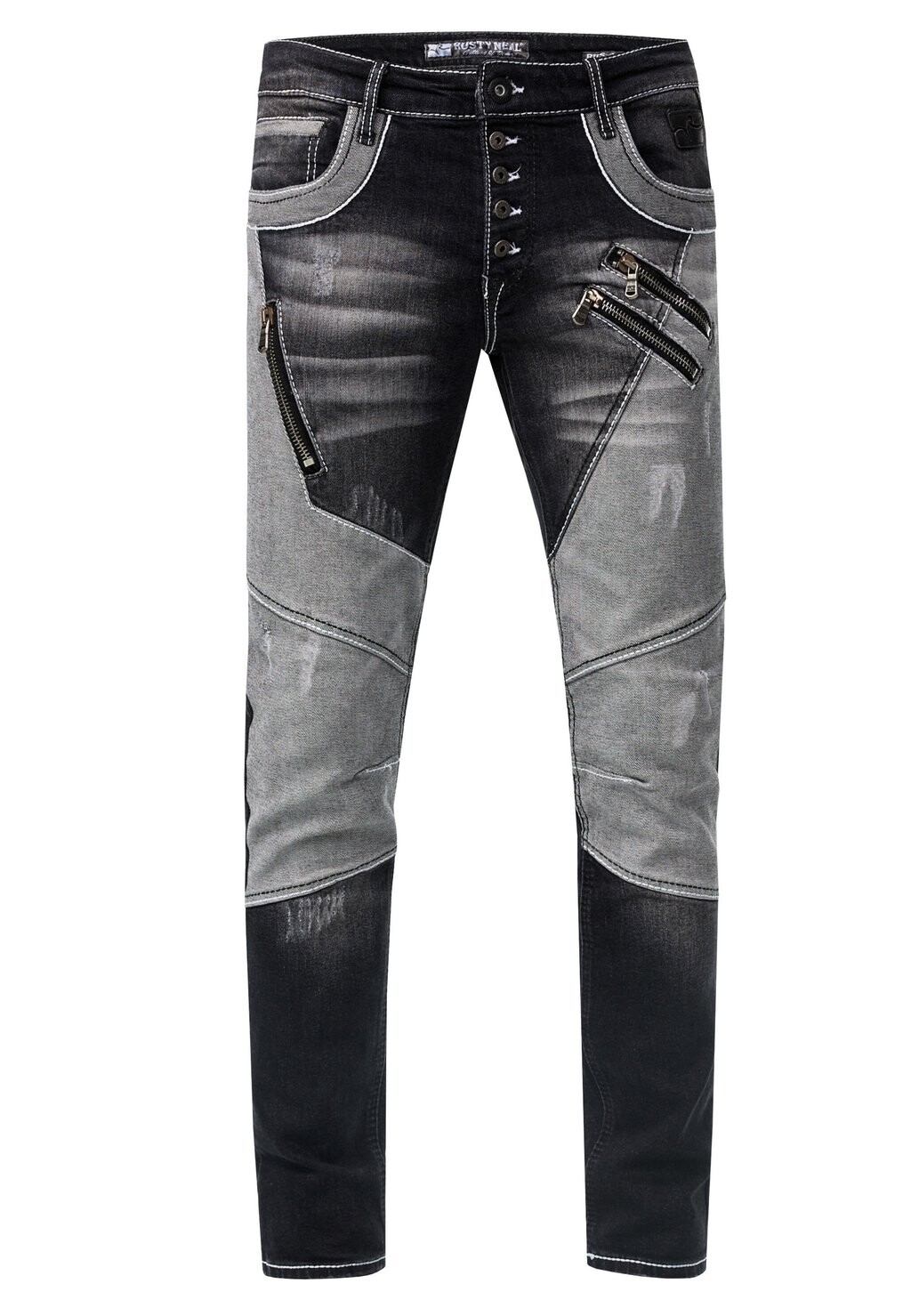 

Джинсы Slim Fit URUMA Rusty Neal, цвет black used