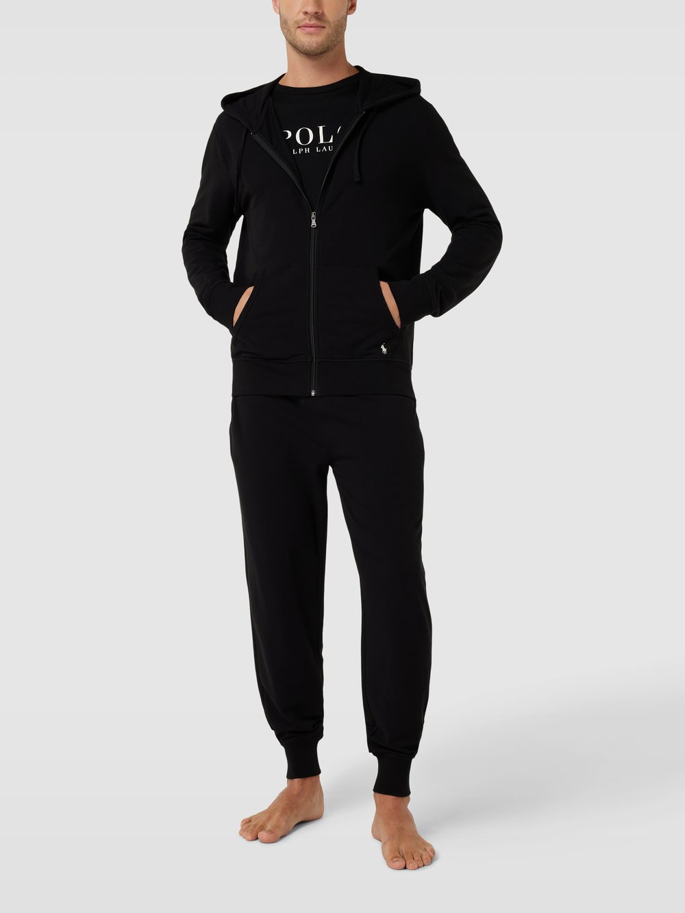 

Толстовка с капюшоном, модель 'LIGHTWEIGHT' Polo Ralph Lauren Underwear, черный