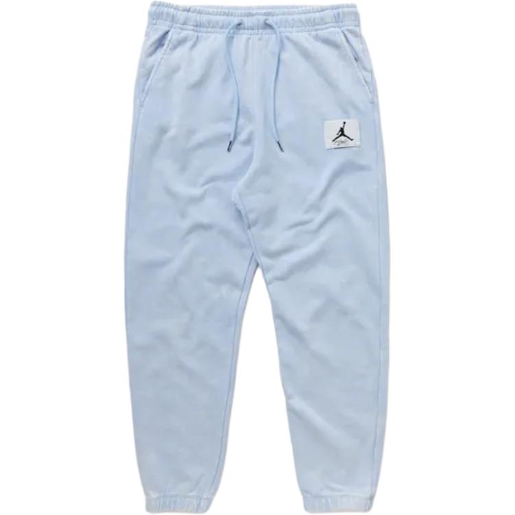 

Jordan Флисовые спортивные штаны Flight Knitted для мужчин, Ice Blue, с манжетами