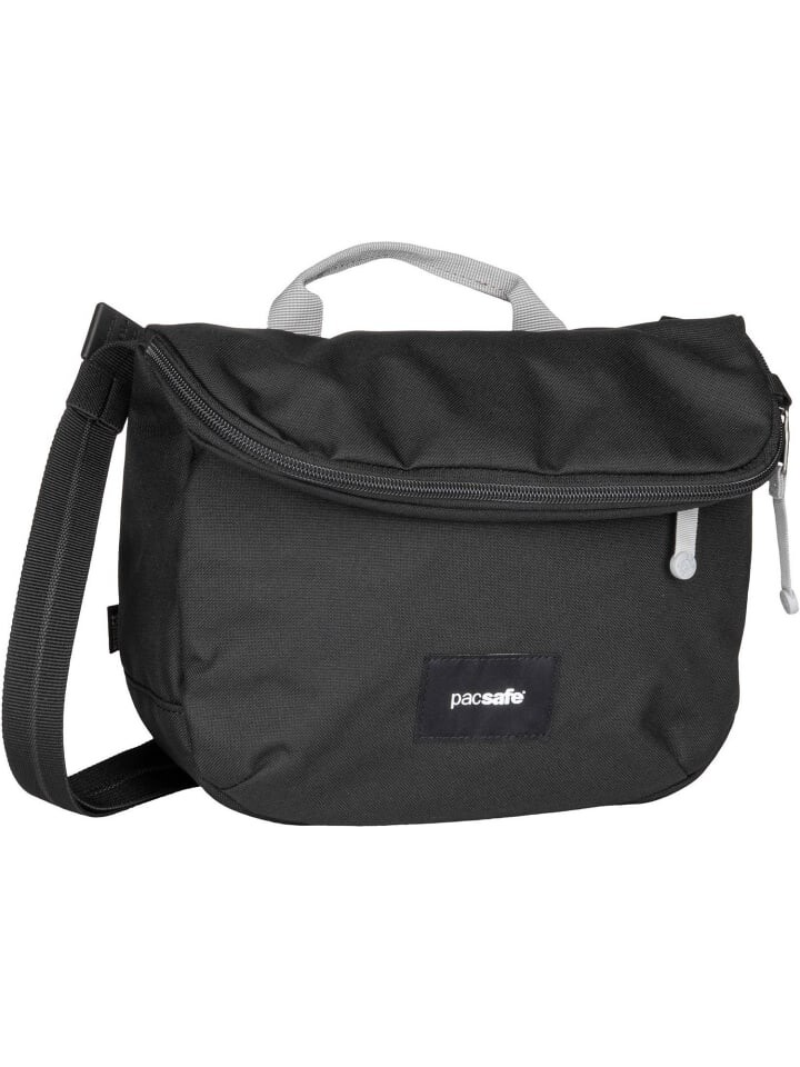 

Наплечная сумка Pacsafe Umhängetasche GO Saddle 35140, цвет Jet Black